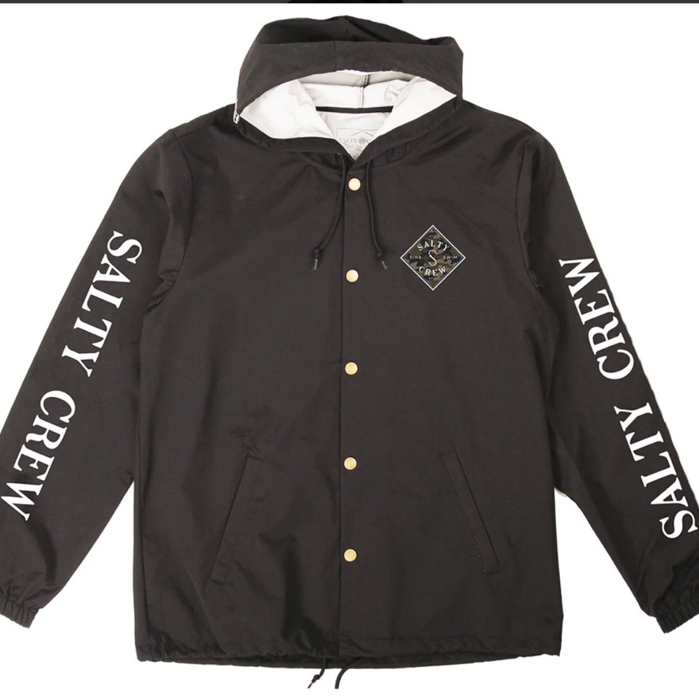 Salty Crew Tippet Decoy Snap Jacket - Black